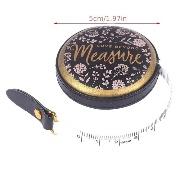**MUST BUNDLE** New PU Leather measuring tape 60" (150 cm) retractable - Picture 1 of 3